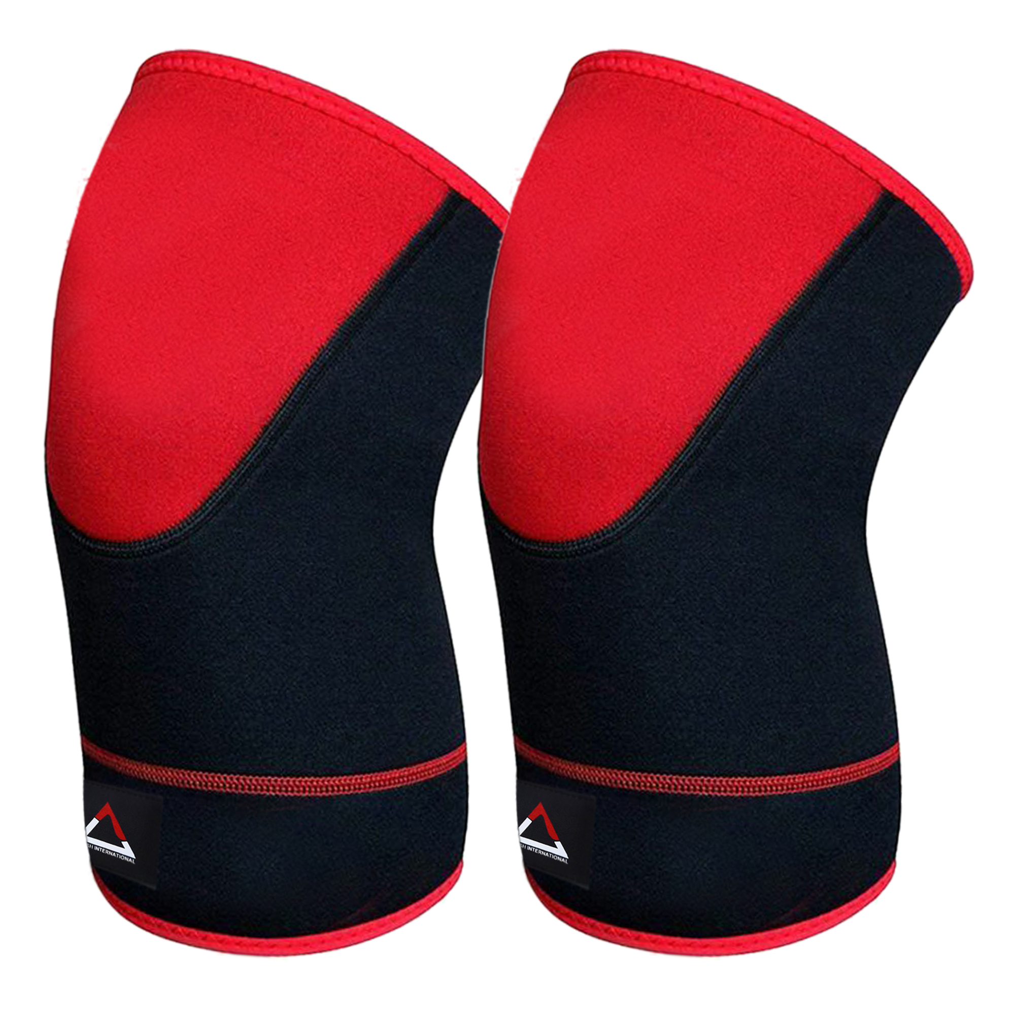 Black and Red Neoprene Knee Support
